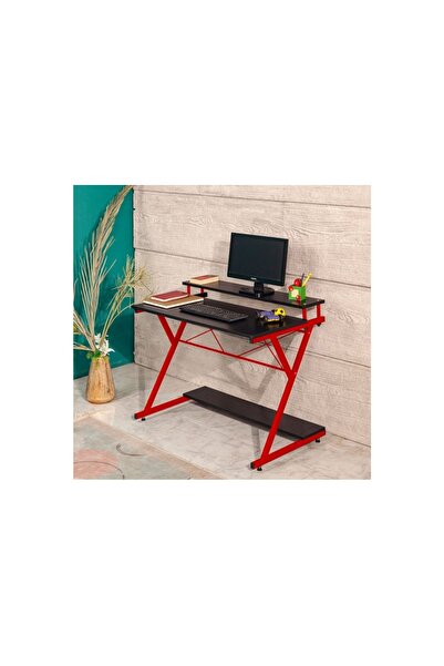 Vivense RETODESİGN GAMİNG ÇALIŞMA MASASI, KIRMIZI
