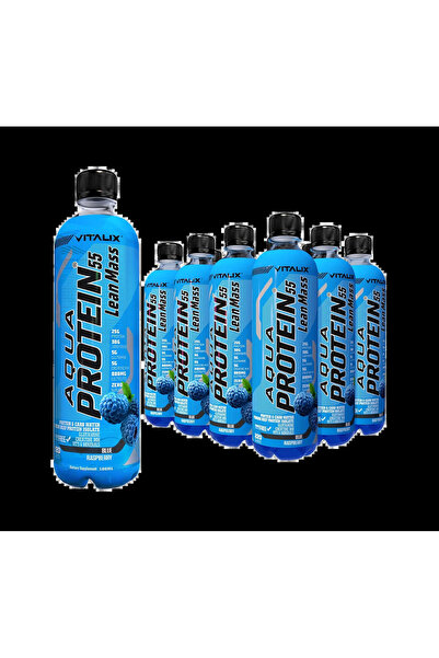 VİTALİX Aqua Protein 55 Lean Mass Post Workout Drink - Blue Raspberry - Prote...