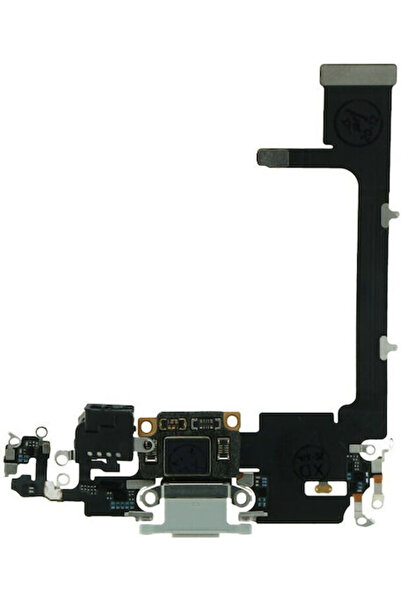 OEM Καλώδιο Flex με θύρα φόρτισης σε ασημί χρώμα για iPhone 11 Pro