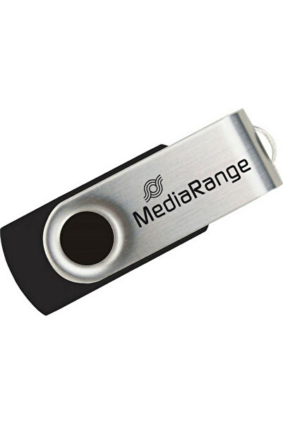 MediaRange 16GB USB 2.0 Στικάκι Ασημί