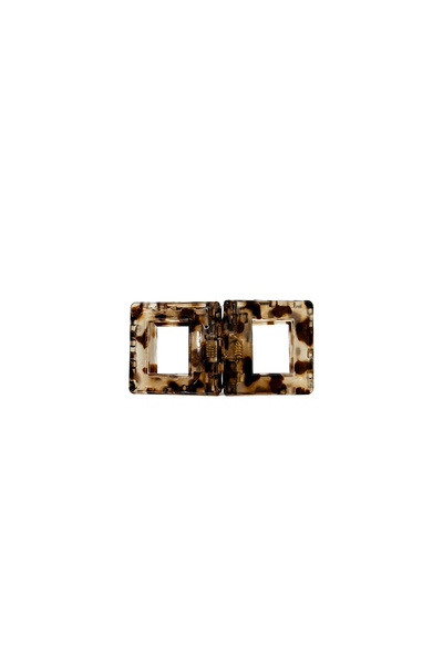 Charmist Bone Square Magnet Lock Buckle Leopard