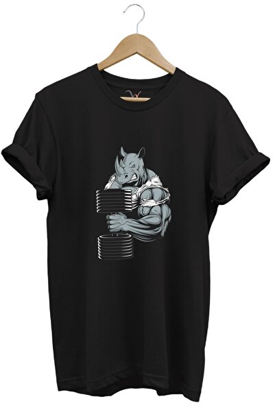 ZOKAWEAR Gym Athlete Fitness Dumbbell Lifting Bull Regular Fit 100% βαμβακερό...