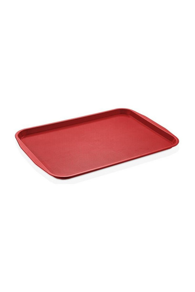 Mayden Concept Gastro Plast GT-2736 Kırmızı Abs Servis Tepsisi 27X36 cm | Kır...