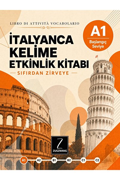 ZUGZWANG Italian Word Activity Book A1 Level - from Zero to Mastery