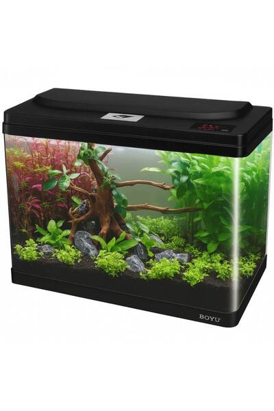 Boyu Acvariu 83 litri EM-600 negru
