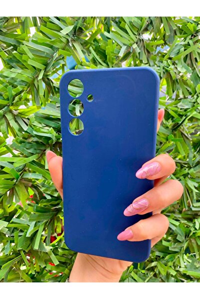 Samsung Galaxy A25 Kılıf Premier Mat Silikon Arka Kapak Kamera Korumalı Lacivert Renk