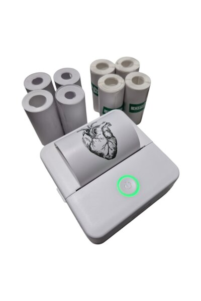 OEM Imprimantă termică mini portabilă (fără toner), baterie de 800 mAh, Bluet...