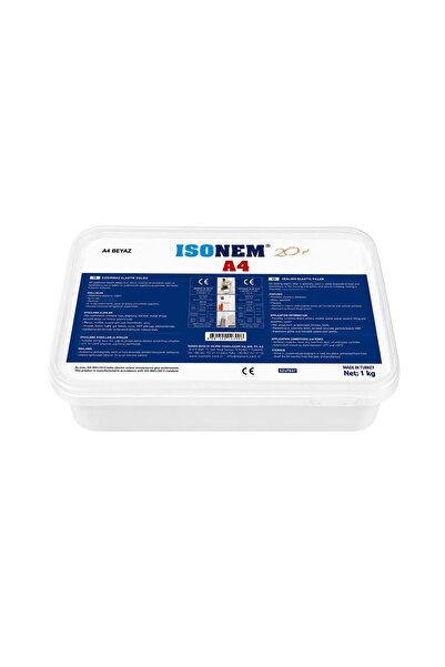 Isonem A4 Polimer Esaslı Dolgu Mastiği 1 Kg Beyaz