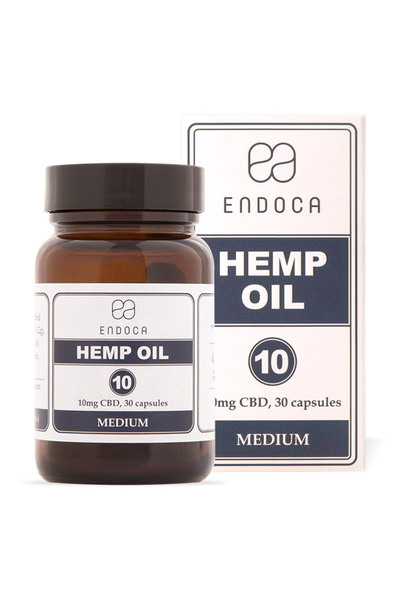 ENDOCA Κάψουλες Ελαίου Κάνναβης 300 mg CBD, 30 Κάψουλες x 10 mg