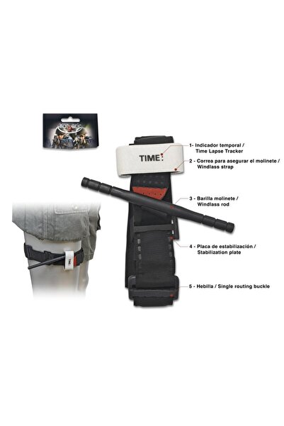 Albainox Tourniquet Επιχειρησιακό Μαύρο 39046