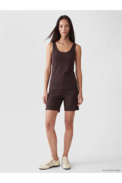 LC Waikiki Brown Soft Touch Lace Women's Shorts