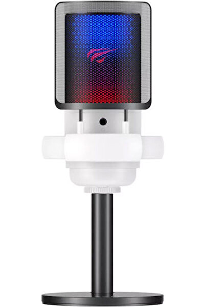 Havit GK50 Δυναμικό Μικρόφωνο 3.5mm Επιτραπέζιο για Στούντιο σε Λευκό Χρώμα