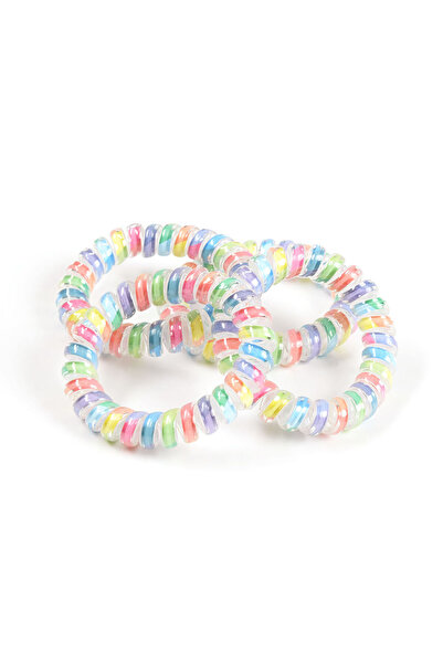 meli melo Set elastice colorate spirala pentru par