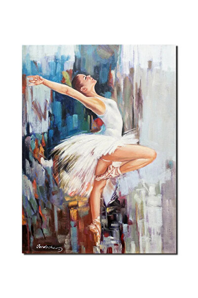 artnova Hand-painted ballerina painting, Grace, 70x50cm oil on canvas, Mircea...