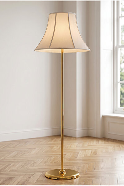 Vinner Lite Conic Gold Lambader – Square Bell Krem Başlıklı Modern ve Şık Tas...