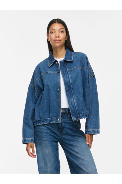 VILA Jeansjacke VIPAIGE Zip-up