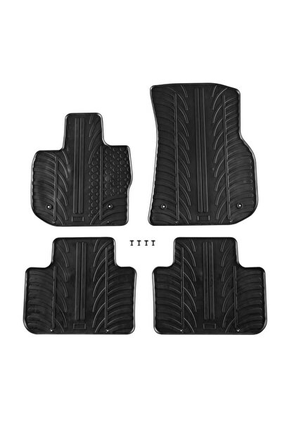 Gledring Πατάκια Αυτοκινήτου 0498 BMW X3 F25 2017- Μαύρα 4 Τεμάχια (CAR0018067)