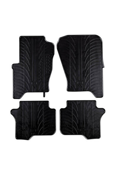 Gledring Πατάκια Αυτοκινήτου 0523 Land Rover Discovery 4 2009-2017 Μαύρα 4 Τε...