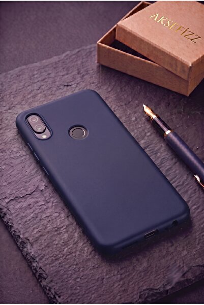 AKSEFİZZ Redmi Note 7 Kılıf Yumuşak Sade Esnek İnce Pürüssüz Dokulu Kapak