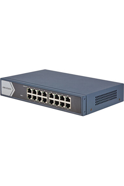 Hikvision DS-3E0516-E (B) Μη διαχειριζόμενος διακόπτης Gigabit 16 θυρών
