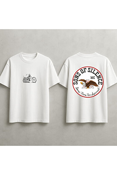 MAGORS Oversize Biker Club Back Printed Premium Unisex T-Shirt