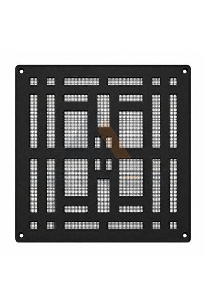 Artvek Decorative Metal Ventilation Cover – Mesh Grille Cover 40X40 cm Black ...