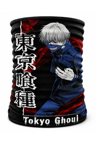 FG KONNİCHİWA Tokyo Ghoul Bandana Anime Face Mask and Neck Gaiter and Daily a...