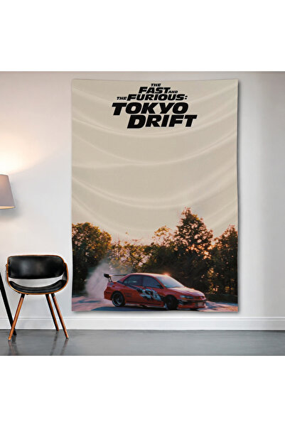 Geek Cultcha The Fast and the Furious: Tokyo Drift Wall Covering Wall Tapestr...