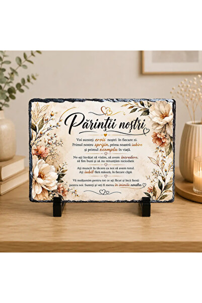 peGiftuiala Placă de ardezie personalizată – Părinții noștri
