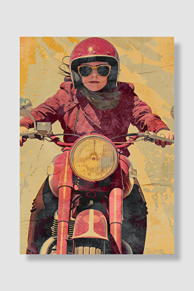 Luna Marissa Poster Biker Ochelari de soare pentru femei Retro Vintage Motor ...