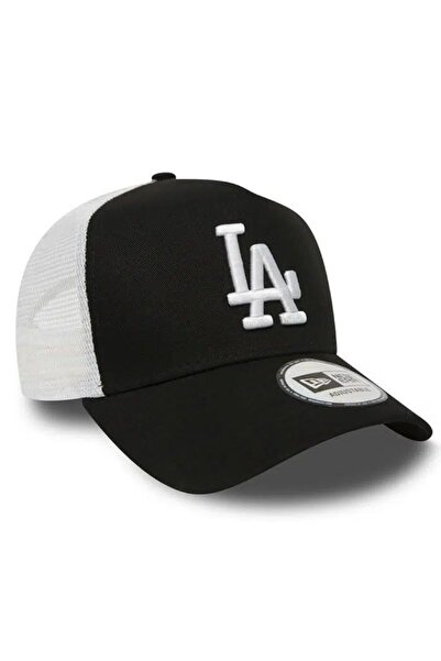 Generic Black & White Mesh Baseball Cap, Adjustable Curved Brim Trucker Hat F...