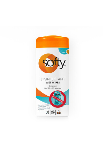 globiz Lavetă umedă dezinfectantă energică Softy Disinfectant -30 buc./pachet
