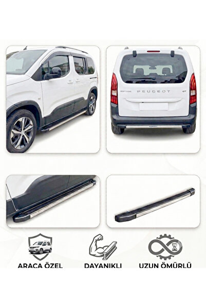 oemat Peugeot Rifter Yan Basamak ve Arka Basamak