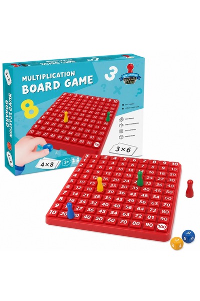 Eduplan MULTIPLICATION BOARD GAME-10x10 TIME TABLE