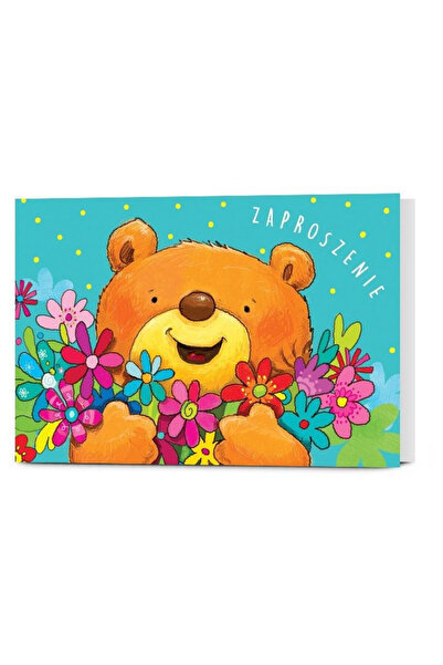 Pan Dragon Invitatii aniversare set 10 piese multicolor 11.8x16.8cm cu plicuri