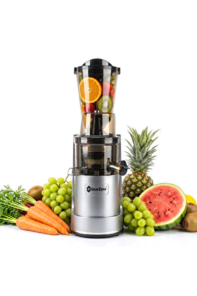 GearZone 500W Cold Press Juicer, 120mm Extra Large , BPA-Free Masticating Jui...