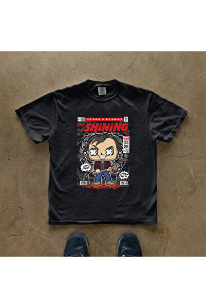 Grafftee Clothing Μπλουζάκι με στάμπα Jack Torrance, Unisex, Oversize