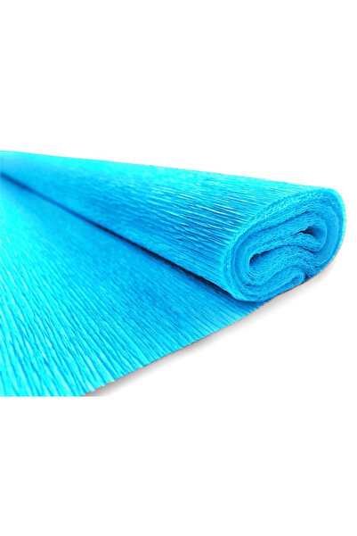 Interdruk Hartie creponata nr 20, 200 x 50 cm, lazur, 10 buc.