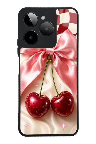 Spoyi حافظة هاتف لامعة بتصميم Gm Era 30 Cherry Picnic Bow