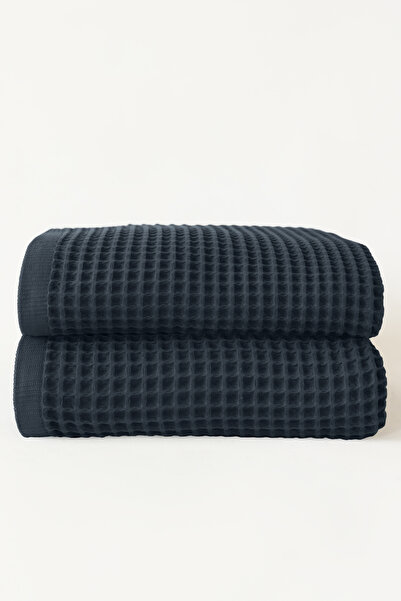 vivamaison Waffle Bath Towel Peshtemal 90X180 cm Single 2-Piece 100% Cotton L...