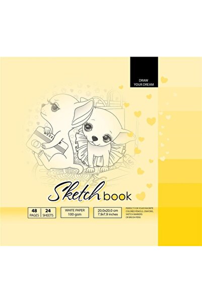 Fresh Caiet de schite, Fresh, 200x200, Multicolor, 100g