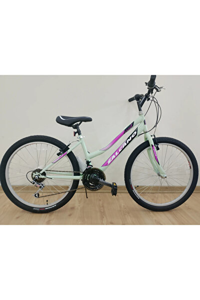 Salcano Excel Lady 26 Jant V-Fren Mint Yeşili Pembe Dağ Bisikleti