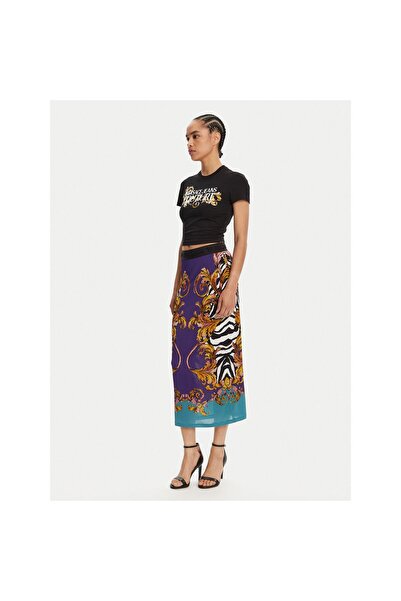 VERSACE JEANS COUTURE Γυναικεία Φούστα Pencil 78HAE8P6 JS475 Μωβ