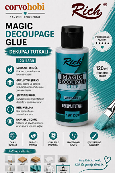Rich Corvo hobi 120 CC Dekupaj Tutkalı