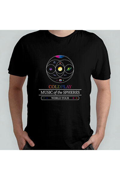 Pixxa Coldplay Unisex 100% Cotton Crew Neck T-Shirt