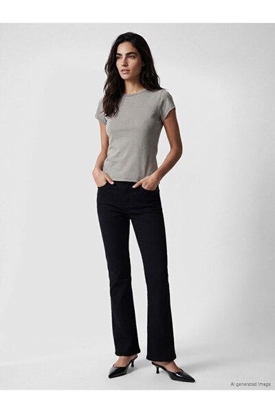 LC Waikiki High-Waisted Spanish-Flared Women's Jean Trousers for Style Enthus...