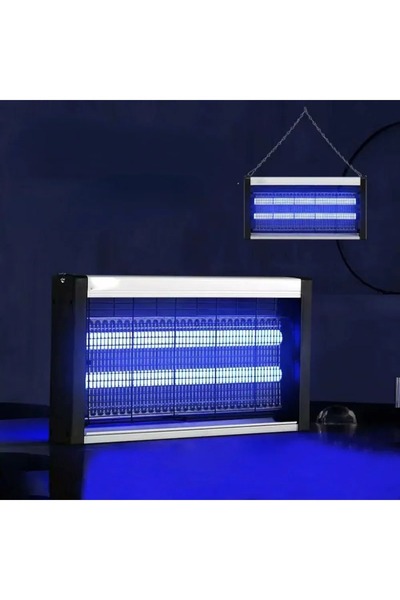 Genel Markalar Sinek Böcek Öldürücü Elektrikli Mavi Işık 4w 2000v Iki Ledli Z...