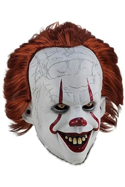 GGEROU Halloween Clown Masks, Joker Masks, Stephen Horror Clown Mask, Scary H...