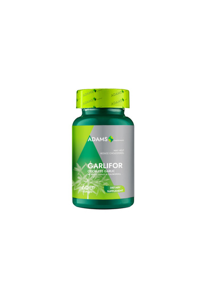 Adams Supplements Garlifor (Usturoi fara Miros) 500mg 60cps