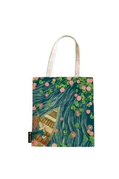 Paperblanks Geanta dama Lotus River multicolor 38x38x9cm cu buzunar